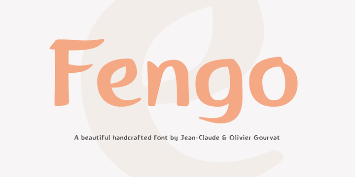 Przykład czcionki Fengo